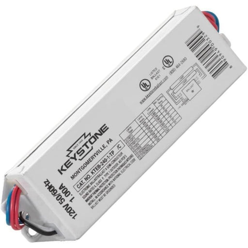 Keystone KTEB-240-1-TP 2-Lamp T12 Fluorescent Ballast - 40W, 120V-LeanLight