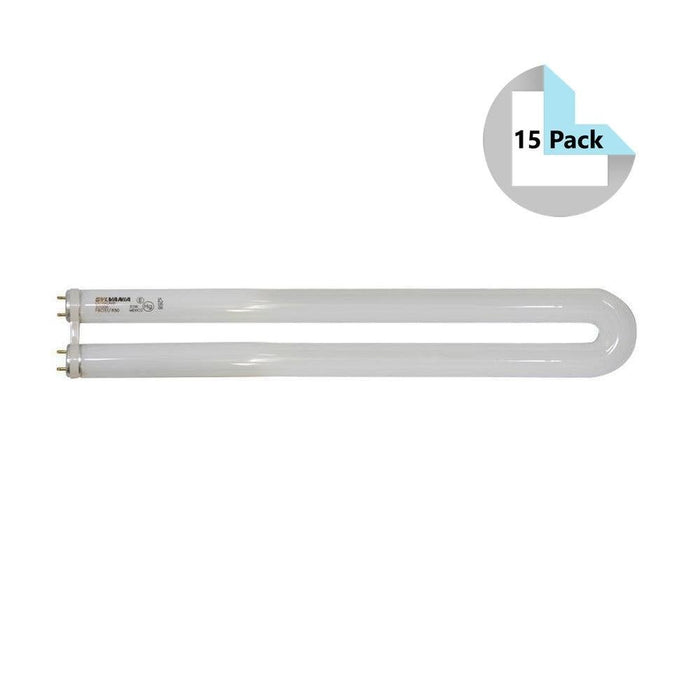 Sylvania 21877 (15 Pack) FBO31/830 U-Bend T8 Fluorescent Lamps - 3000K 