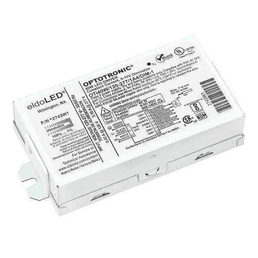 eldoLED OTi40W/120-277/1A4 DIM-1 OPTOTRONIC Compact 40 Watts Constant Current LED Driver - 0-10V Dim, 2743W1 (Osram 57351)