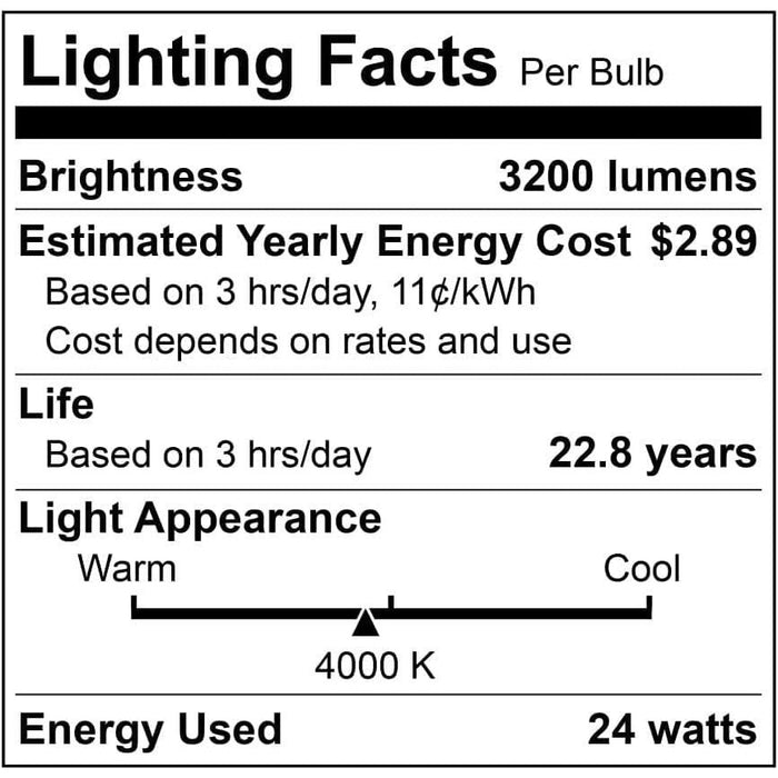 Euri Lighting ET5-24W304H (25 Pack) 4FT Hybrid T5 LED Tubes - 4000K 24W, 120~277V-LeanLight