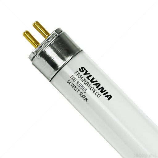 Sylvania High Output 54W T5 Linear Fluorescent Lamp - 5000K, 20949 