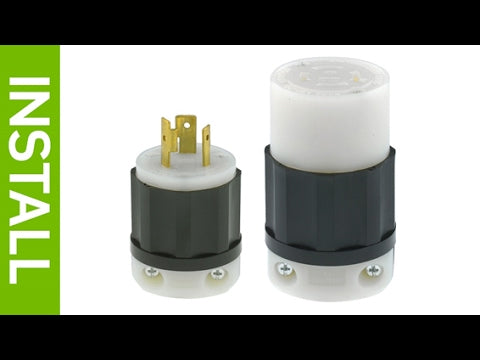Leviton Black and White Connector Installation Video | LeanLight