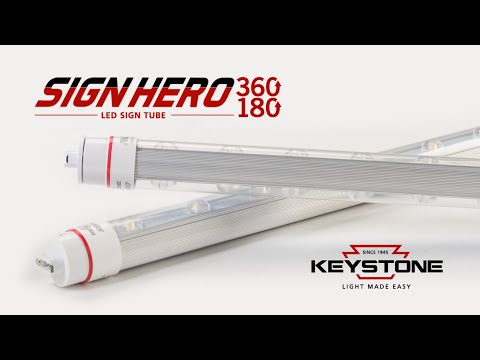 Keystone Sign Hero LED Tubes Introduction Video | LeanLight